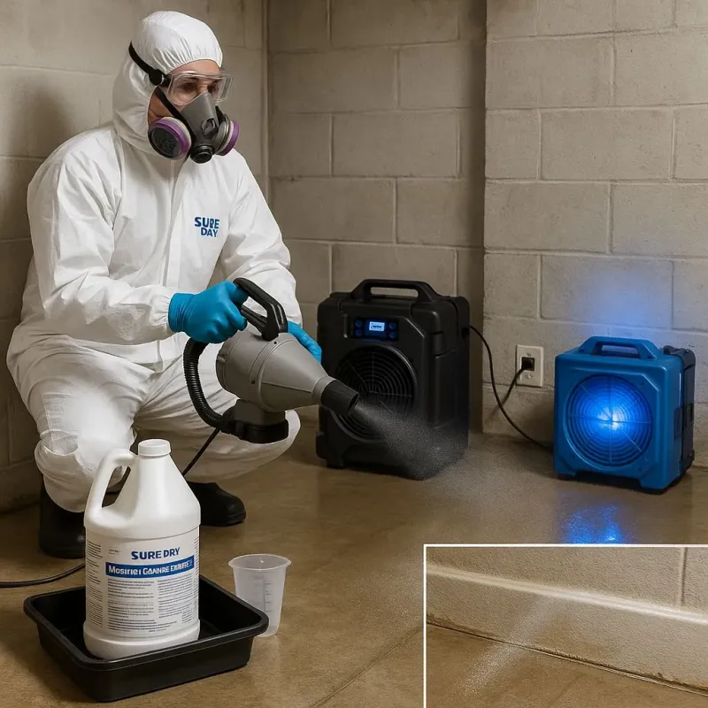 Sanitization and Odor Removal process in Demarest, NJ